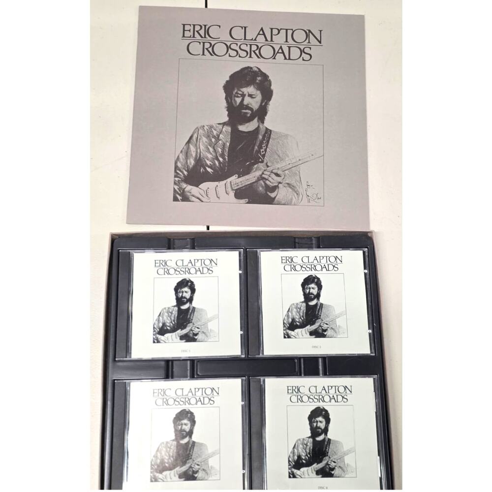 Eric Clapton Crossroads 4 CD Box Set 1988 Complete w Booklet Tested